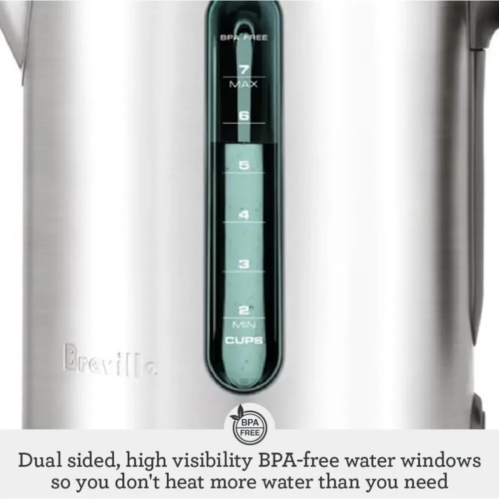 Breville The Soft Top Pure Kettle- Brushed Stainless Steel